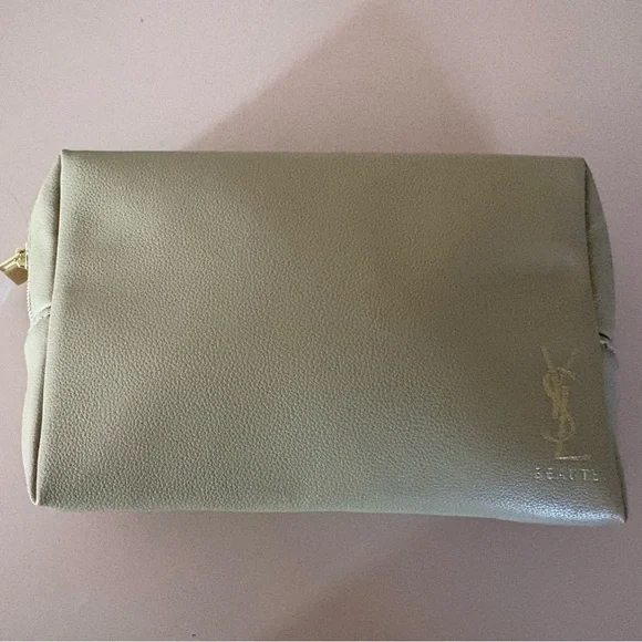 Yves Saint Laurent Beaute Cream Cosmetic Pouch with 3 Chloe Perfume samples - Picture 5 of 5